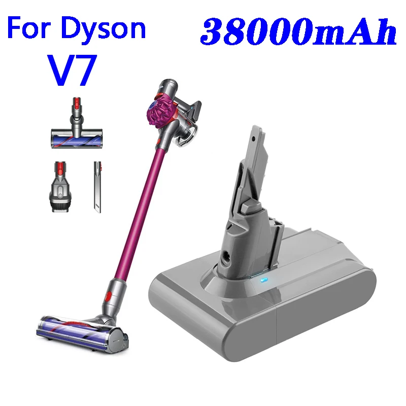 Аккумулятор литий-ионный для пылесоса Dyson V7, 21,6 в, 38 Ач
Аккумулятор литий-ионный для пылесоса Dyson V7, 21,6 в, 38 Ач
