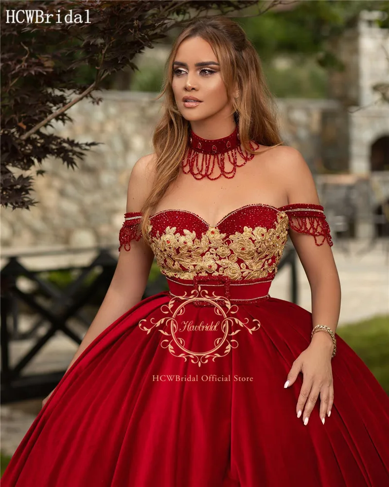Burgundy Ball Gown Evening Formal Dress Off The Shoulder Corset Sweet 16 Girls Party Dresses Gold Lace Beads Long Evening Gowns
Burgundy Ball Gown Evening Formal Dress Off The Shoulder Corset Sweet 16 Girls Party Dresses Gold Lace Beads Long Evening Gowns