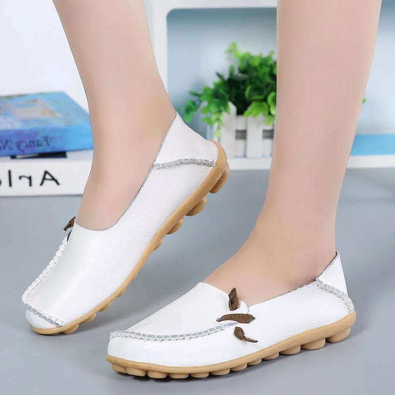 Shoes Women Genuine Leather Flat Shoes Women Spring Autumn Fashion Loafers Soft Ladies Casual Flat Shoes Woman Moccasins Shoes
Shoes Women Genuine Leather Flat Shoes Women Spring Autumn Fashion Loafers Soft Ladies Casual Flat Shoes Woman Moccasins Shoes