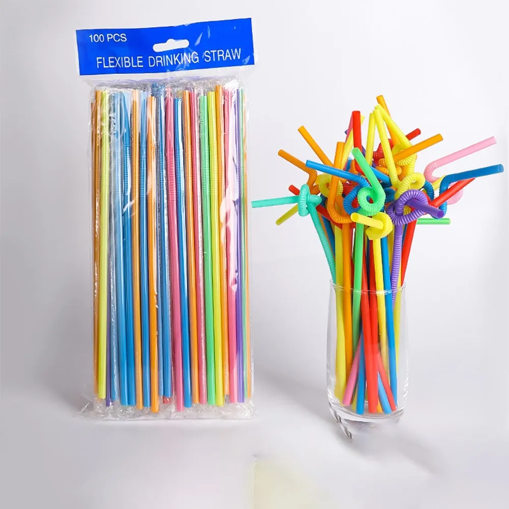 100Pcs Disposable Plastic Drinking Straws Curved Fluorescent Drinking Straws 32.5 Cm Color Elbow Straws Party Event New
100Pcs Disposable Plastic Drinking Straws Curved Fluorescent Drinking Straws 32.5 Cm Color Elbow Straws Party Event New