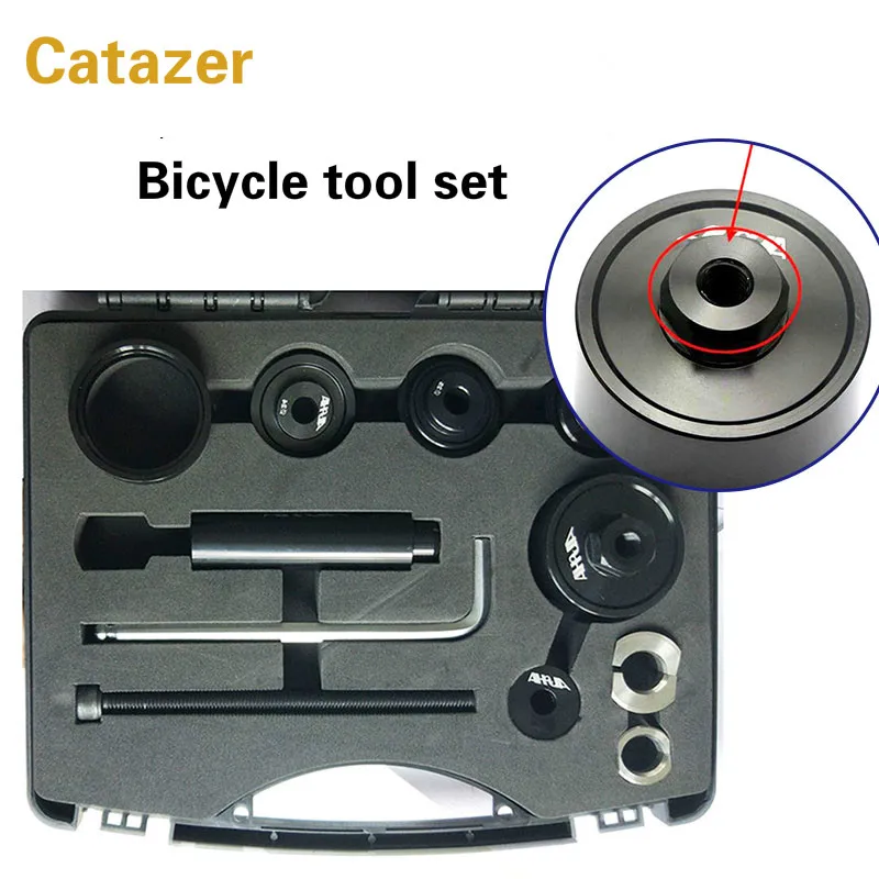 Bicycle Static Press-in Center Axle Mounting and Disassembly Tool Center Axle BAKCET BOTTOM BB Install and Remove Tool Set
Bicycle Static Press-in Center Axle Mounting and Disassembly Tool Center Axle BAKCET BOTTOM BB Install and Remove Tool Set