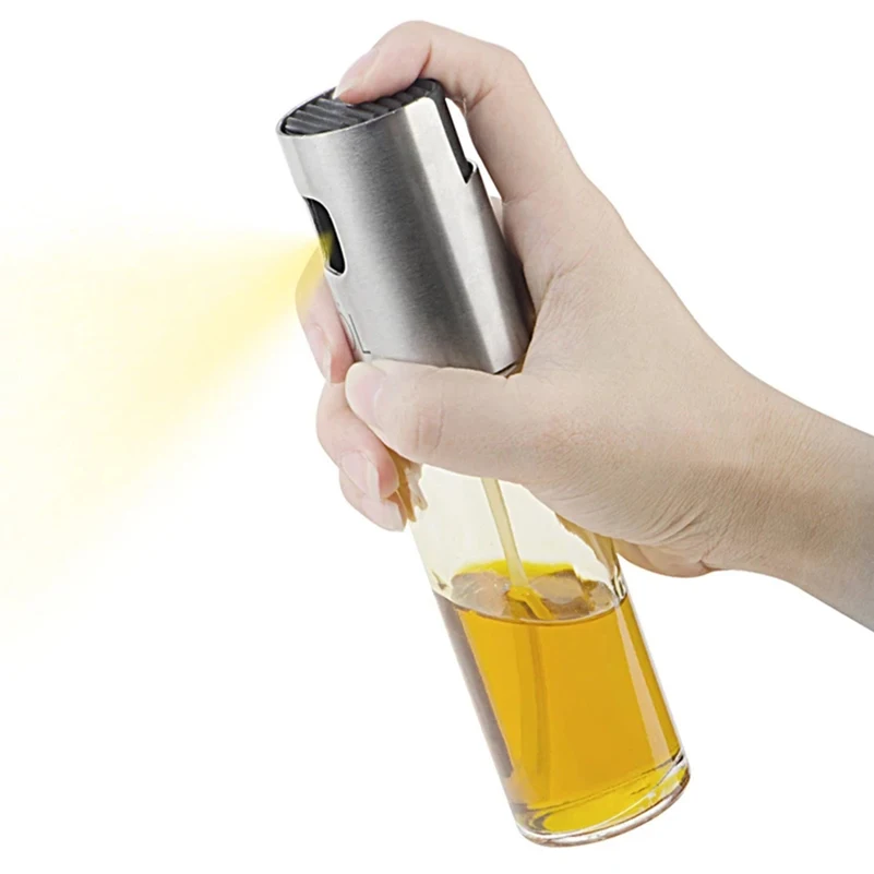 Oil Water Vinegar Spray BBQ Bottle Baking Kitchen Glass Stainless Steel Dispenser Grill Cookware Salad Tools
Oil Water Vinegar Spray BBQ Bottle Baking Kitchen Glass Stainless Steel Dispenser Grill Cookware Salad Tools