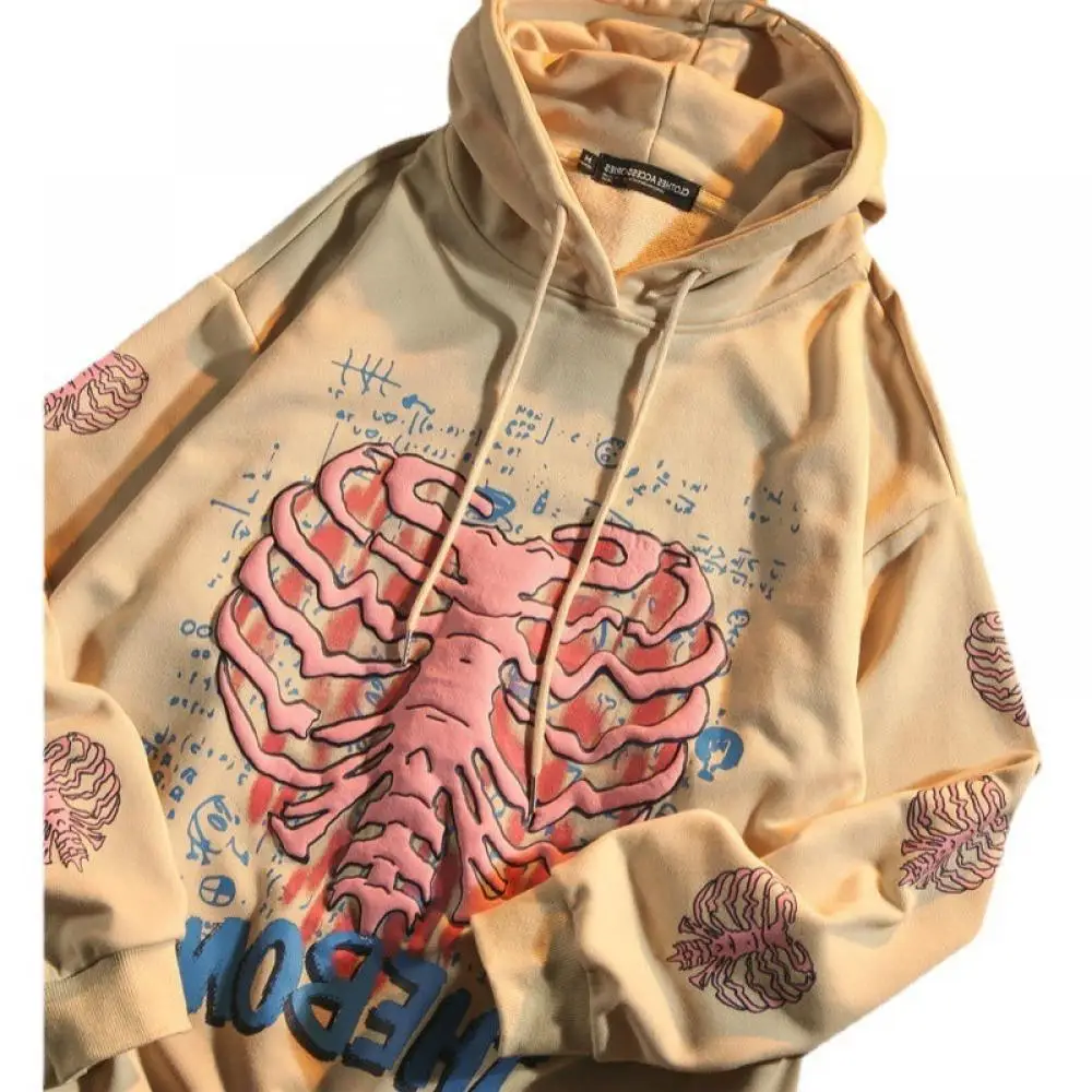 Casual Loose Girltop Pullover Y2K Color Anime Skull Print Hooded Harajuku Korean Street Style Sweatshirt Women Casual Coat Autum
Casual Loose Girltop Pullover Y2K Color Anime Skull Print Hooded Harajuku Korean Street Style Sweatshirt Women Casual Coat Autum
