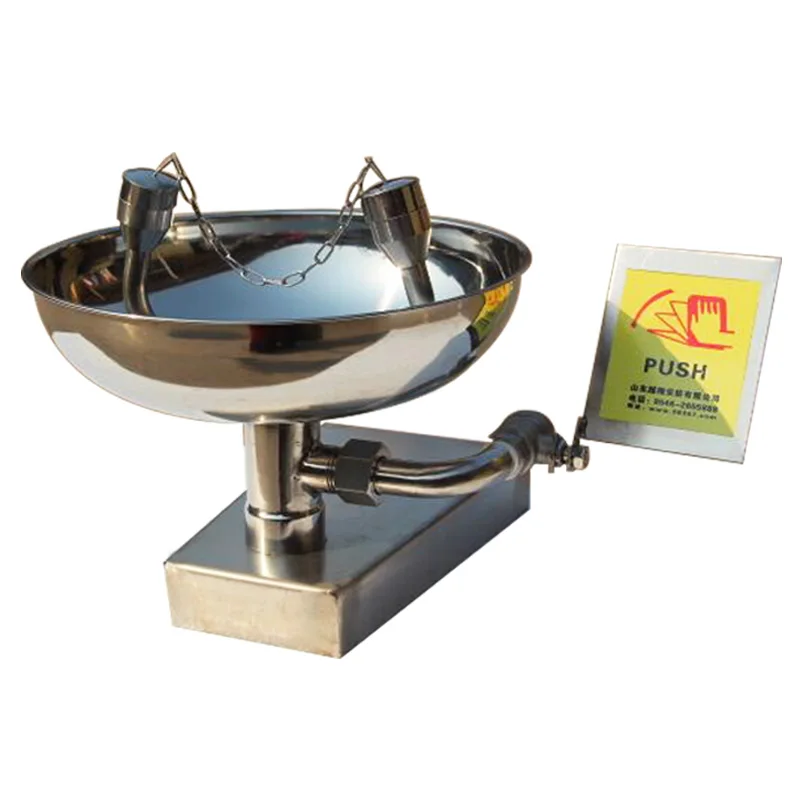 304 Stainless Steel Emergency Wall Mounted Eyewash Station Double mouth 12-18L
304 Stainless Steel Emergency Wall Mounted Eyewash Station Double mouth 12-18L