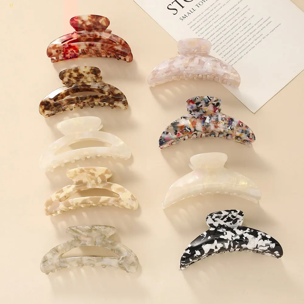 1PC Girl Hair Claw Women Geometric Hair Clamp Grab Hair Jaw Clip Grip Barrettes Korean Style Hairpin Acrylic Styling Accessories
1PC Girl Hair Claw Women Geometric Hair Clamp Grab Hair Jaw Clip Grip Barrettes Korean Style Hairpin Acrylic Styling Accessories