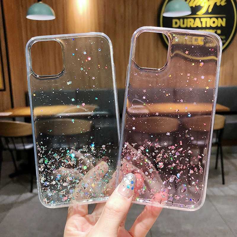 For iPhone 12 Pro Max Mini Case Luxury Bling Glitter Star Sequins Soft Clear Soft Back Cover For iPhone 11 Pro Max XS XR X 7 8 6
For iPhone 12 Pro Max Mini Case Luxury Bling Glitter Star Sequins Soft Clear Soft Back Cover For iPhone 11 Pro Max XS XR X 7 8 6