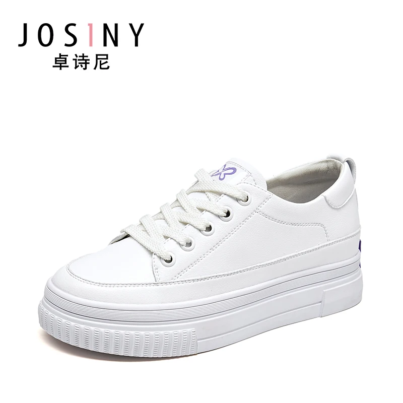 Josiny Sneakers Single Shoes Women's Solid Color White Shoes Thick-Soled Sports Shoes Female Student Board Shoes Women
Josiny Sneakers Single Shoes Women's Solid Color White Shoes Thick-Soled Sports Shoes Female Student Board Shoes Women