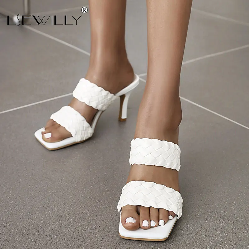 Lsewilly Big Size 46 Women Slipper Solid Colors Weave Sexy Thin High Heels Party Shoes Summer European Style Women Slipper
Lsewilly Big Size 46 Women Slipper Solid Colors Weave Sexy Thin High Heels Party Shoes Summer European Style Women Slipper