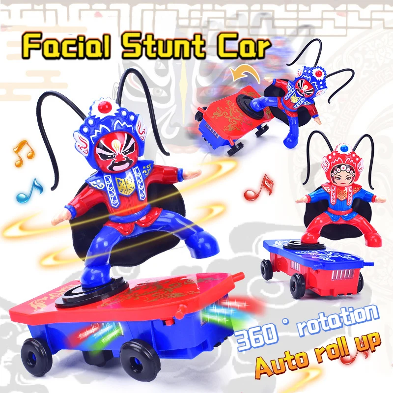 Creative Toys Electric Scooter Stunt Car Face Changing Doll Dance Robot Music Electric Doll Toy Boy And Girl's Birthday Gift
Creative Toys Electric Scooter Stunt Car Face Changing Doll Dance Robot Music Electric Doll Toy Boy And Girl's Birthday Gift