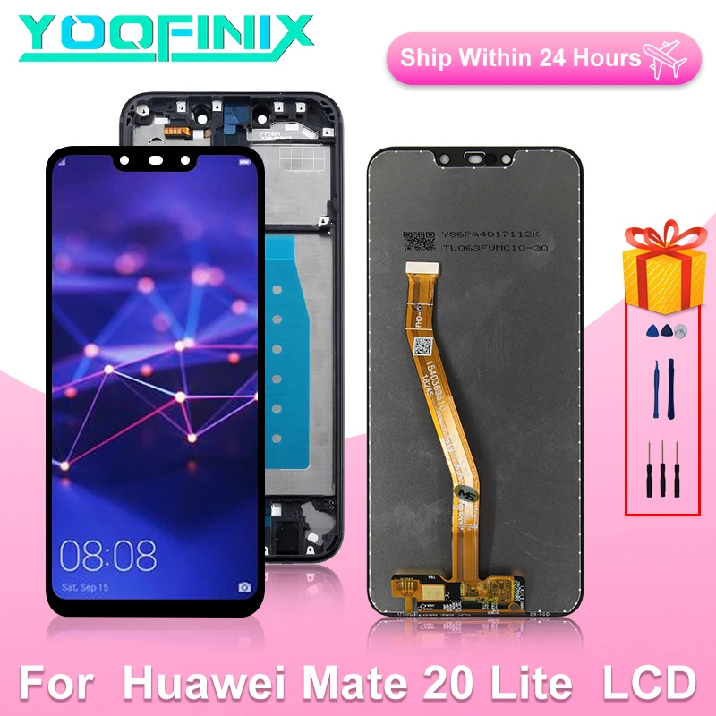 6.3" For Huawei Mate 20 Lite Display LCD Touch Screen Digitizer For Mate 20 Lite LCD SNE-AL00 Display Replacement Parts
6.3" For Huawei Mate 20 Lite Display LCD Touch Screen Digitizer For Mate 20 Lite LCD SNE-AL00 Display Replacement Parts