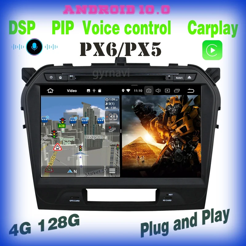 px6 10.1" voice control Android 10.0 Car GPS dvd radio Player for Suzuki vitara 2015 2016 2017 2018 2019 2020 carplay 4+128GB
px6 10.1" voice control Android 10.0 Car GPS dvd radio Player for Suzuki vitara 2015 2016 2017 2018 2019 2020 carplay 4+128GB