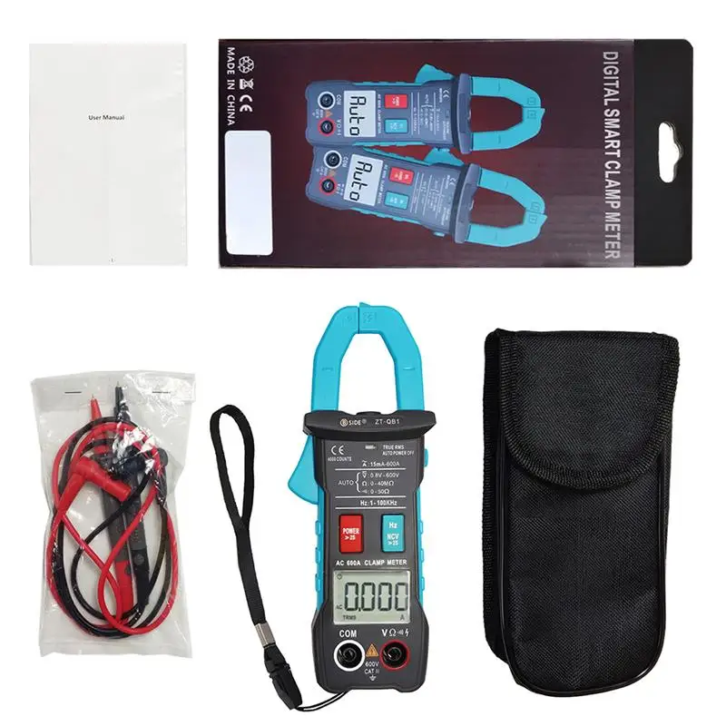BSIDE 600A Digital Clamp Multimeter Inrush Current True RMS Auto Ranging 4000 Counts Voltage NCV Resistance with Flashlight 
BSIDE 600A Digital Clamp Multimeter Inrush Current True RMS Auto Ranging 4000 Counts Voltage NCV Resistance with Flashlight