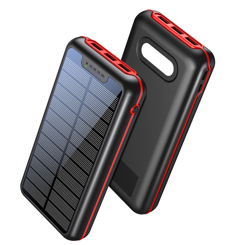 Solar Power Bank 30000mAh Portable Charger External Battery Powerbank with Camping Light for iPhone 12 Samsung Xiaomi Poverbank
Solar Power Bank 30000mAh Portable Charger External Battery Powerbank with Camping Light for iPhone 12 Samsung Xiaomi Poverbank
