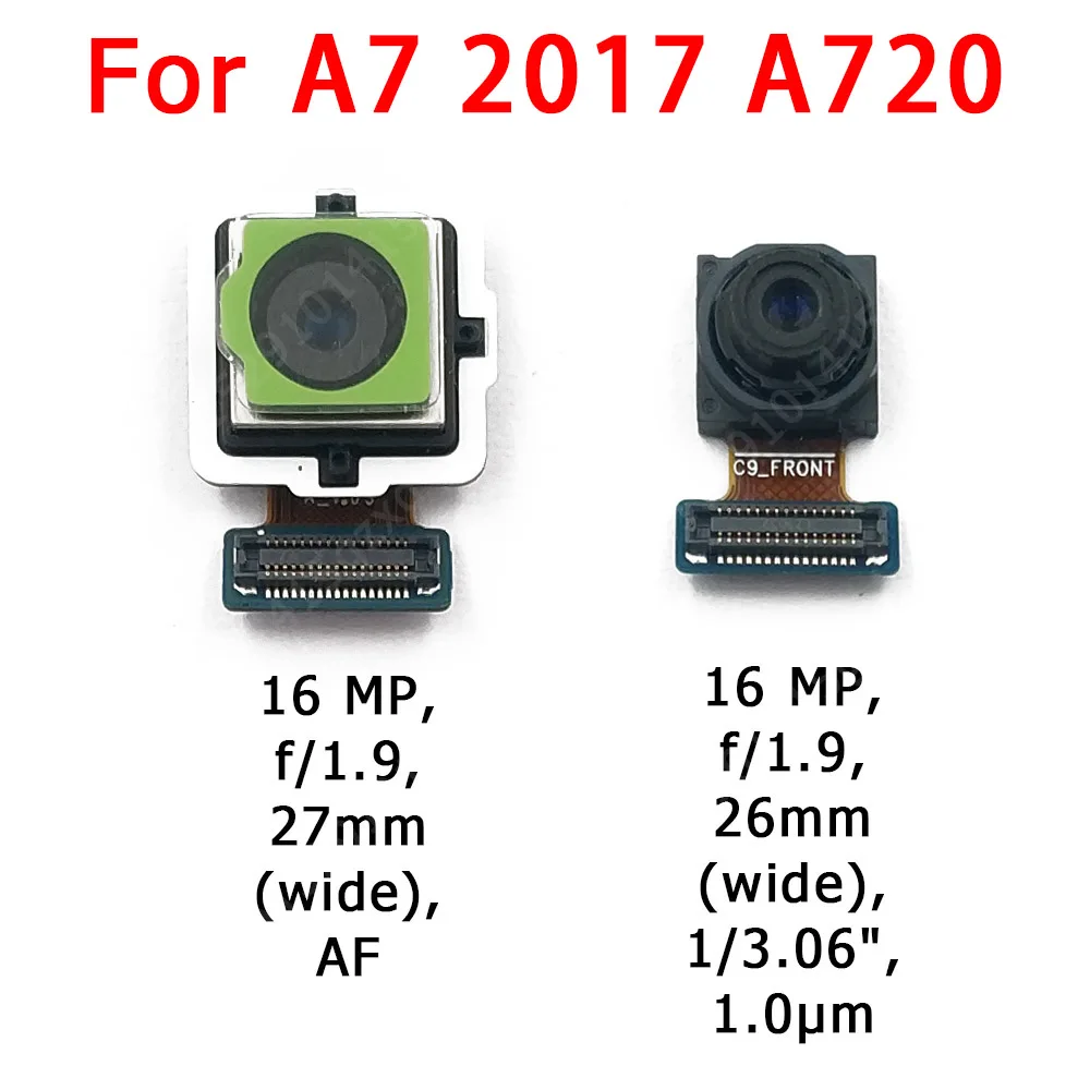 Оригинальная фронтальная и задняя камера для Samsung Galaxy A7 2017 A720, основная фронтальная камера для селфи, запасные части для замены модуля
Оригинальная фронтальная и задняя камера для Samsung Galaxy A7 2017 A720, основная фронтальная камера для селфи, запасные части для замены модуля