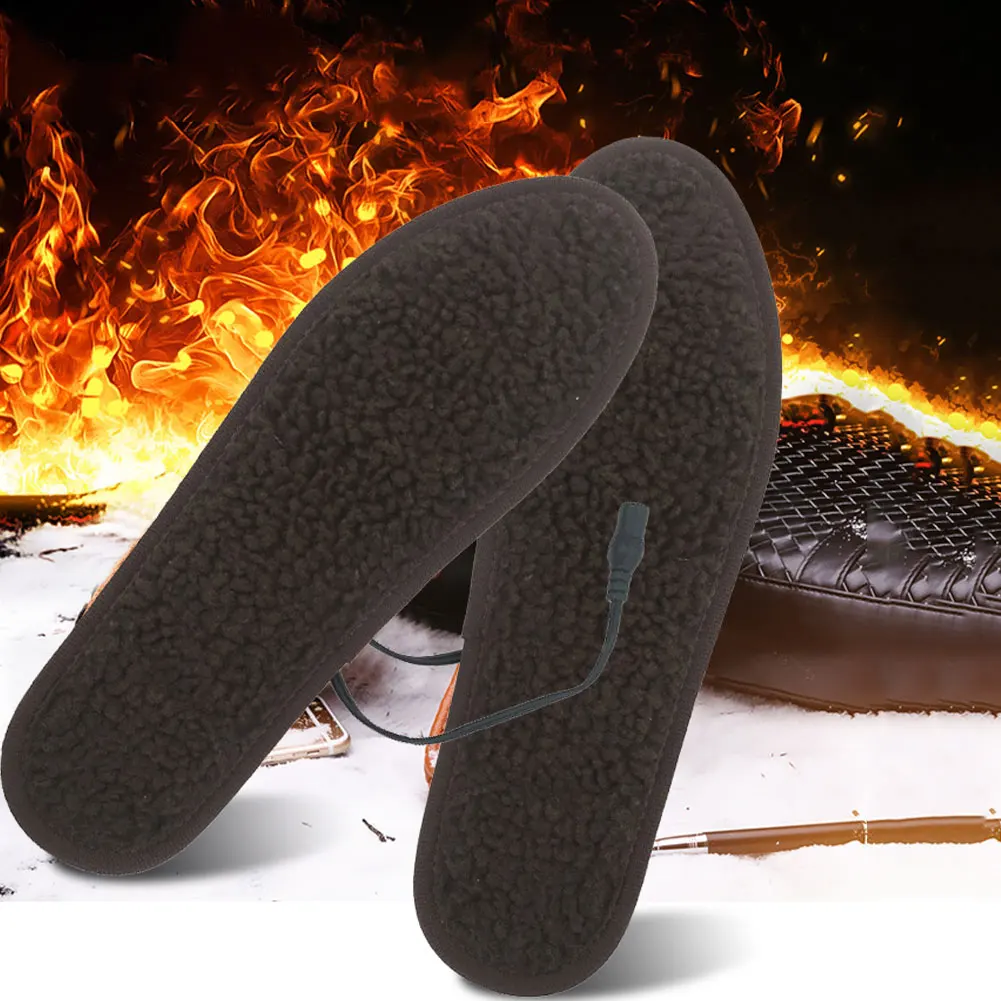 Lamb Wool USB Heating Insole Winter Electric Foot Warmer USB Heating Insole Electric Heating for Winter Outdoor 35-46 Shoe Size
Lamb Wool USB Heating Insole Winter Electric Foot Warmer USB Heating Insole Electric Heating for Winter Outdoor 35-46 Shoe Size