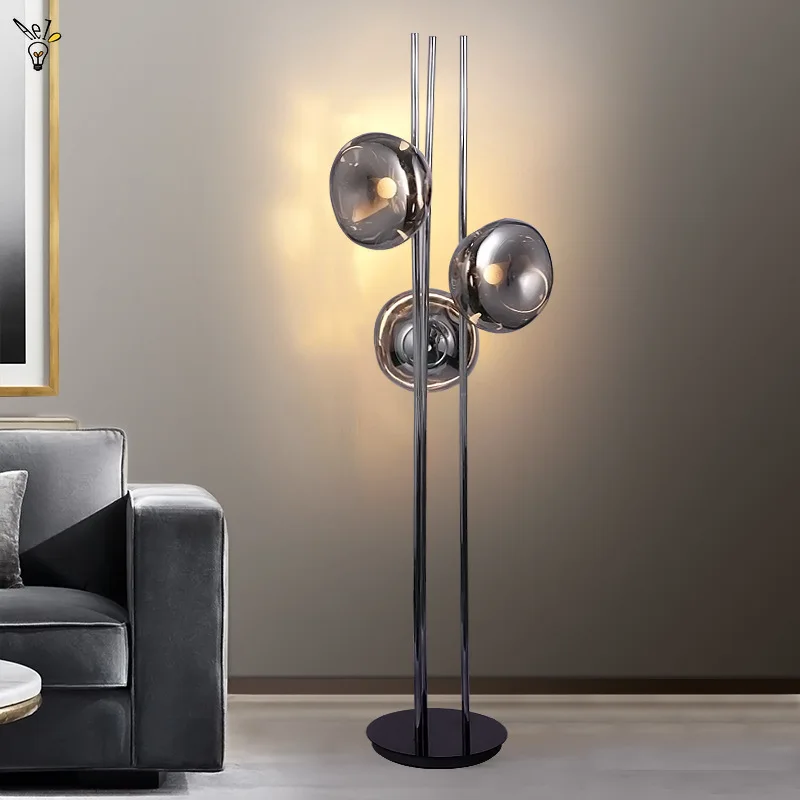 Nordic Lava Floor Lamp luxury Smoky Gray Glass Standing Lamps Living Room Decor Led Lighting Bedroom Decor Corner Stand Light
Nordic Lava Floor Lamp luxury Smoky Gray Glass Standing Lamps Living Room Decor Led Lighting Bedroom Decor Corner Stand Light