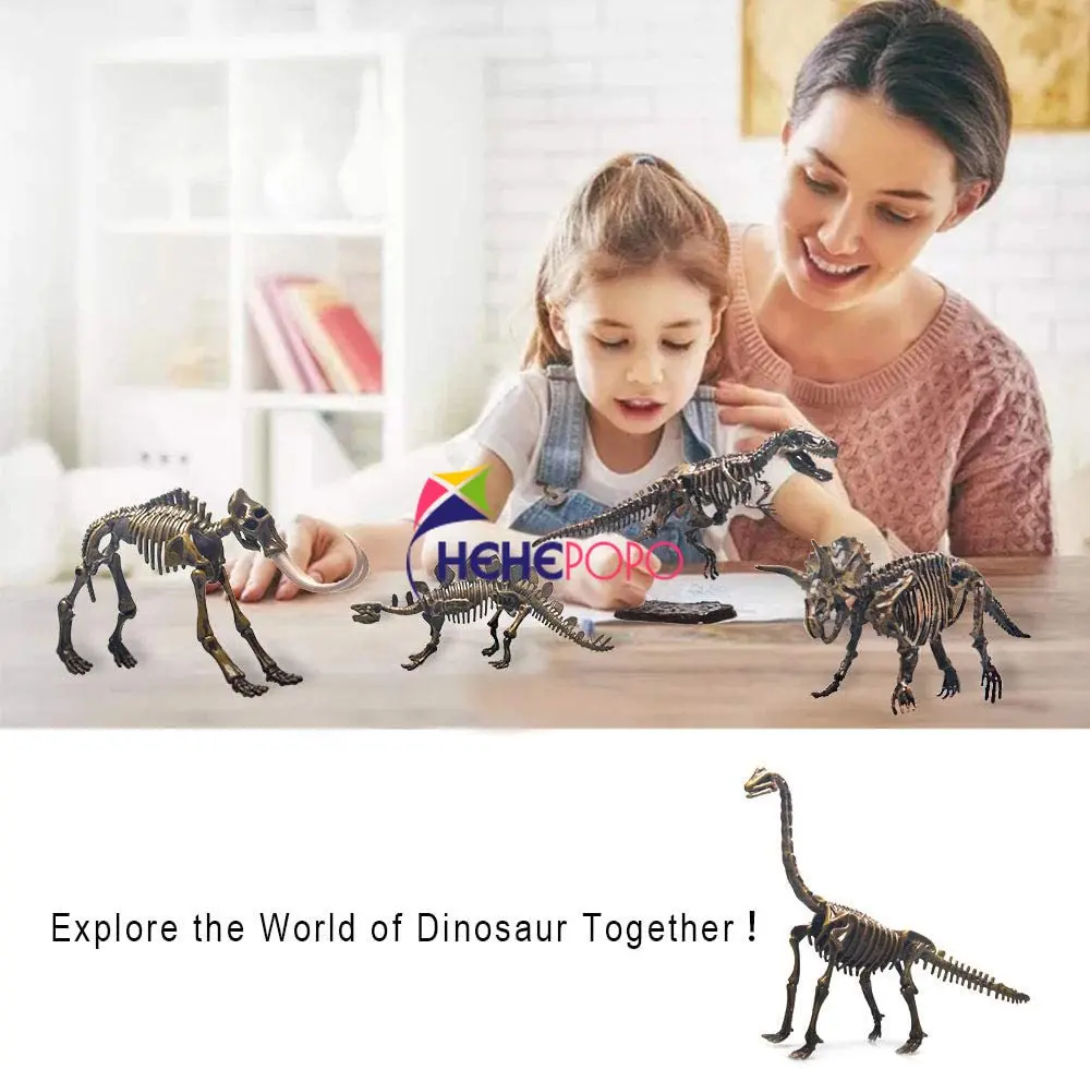 5 Different Dinosaur Skeleton Puzzles Model Set 3D Puzzles for Adults, DIY Skeleton Dinosaur Toys for Kids Ages 6 and Up
5 Different Dinosaur Skeleton Puzzles Model Set 3D Puzzles for Adults, DIY Skeleton Dinosaur Toys for Kids Ages 6 and Up