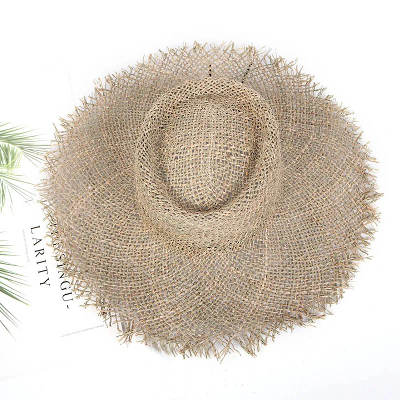 New Natural Grasses Fashion Summer Hat Women's Raffia Caps Beach Visor Protection Straw Hats Wide Brim Sun Cap
New Natural Grasses Fashion Summer Hat Women's Raffia Caps Beach Visor Protection Straw Hats Wide Brim Sun Cap