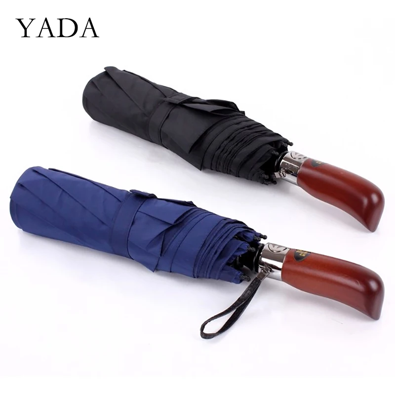 YADA Pure Business Double Wooden Handle Automatic Umbrella Man UV Rainproof Umbrella Parasol Rain Sun Light Umbrellas YD200296
YADA Pure Business Double Wooden Handle Automatic Umbrella Man UV Rainproof Umbrella Parasol Rain Sun Light Umbrellas YD200296