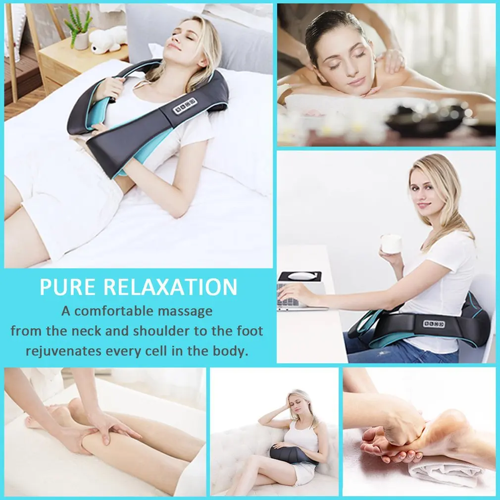 Electrical Massage Back Shoulder Body Neck Massager Multifunctional Shawl Infrared Heated Kneading Home Massager
Electrical Massage Back Shoulder Body Neck Massager Multifunctional Shawl Infrared Heated Kneading Home Massager