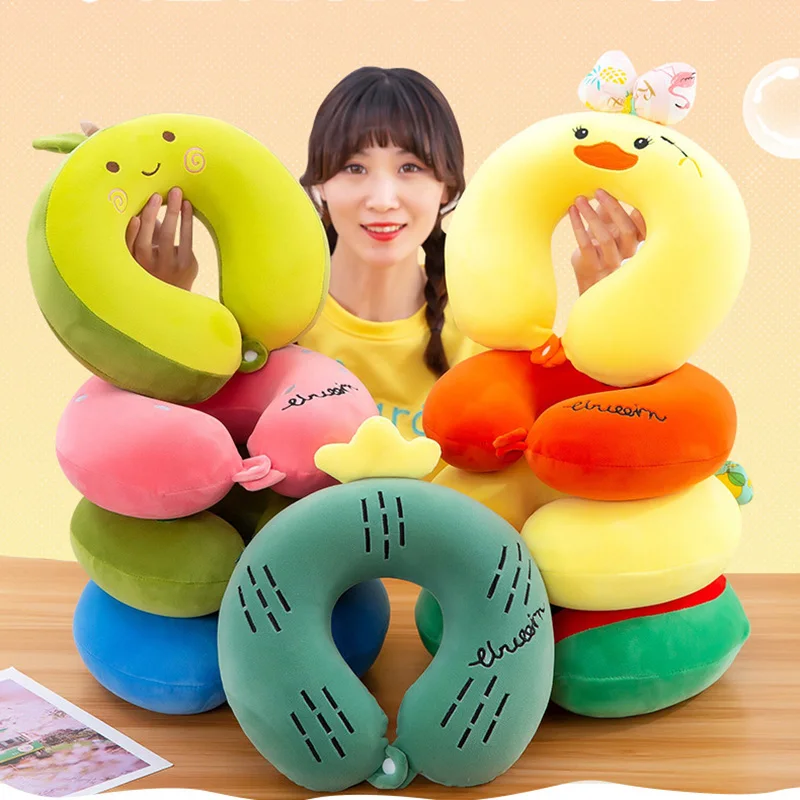 New cute Animal U-shaped Pillow Creative Decoration Plush Toy Office Neck Pillow Feather Cotton Airplane Pillow For Friends Gift
New cute Animal U-shaped Pillow Creative Decoration Plush Toy Office Neck Pillow Feather Cotton Airplane Pillow For Friends Gift