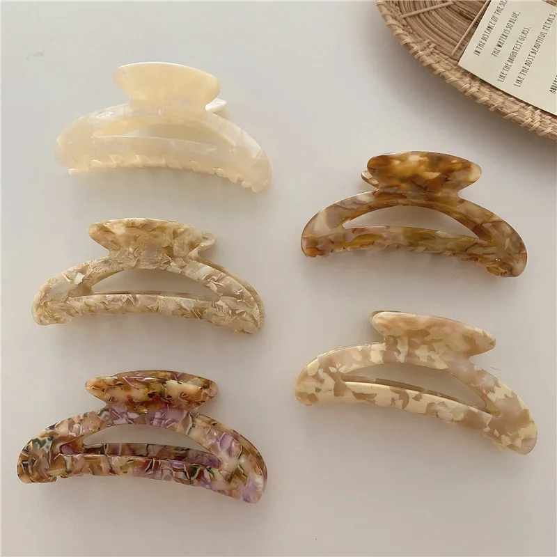 1PC Girl Hair Claw Women Geometric Hair Clamp Grab Hair Jaw Clip Grip barrettes Korean Style Hairpin acrylic Styling accessories
1PC Girl Hair Claw Women Geometric Hair Clamp Grab Hair Jaw Clip Grip barrettes Korean Style Hairpin acrylic Styling accessories