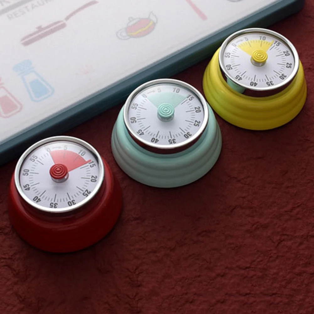 Multifunctional Stainless Steel Mechanical Reminder Timer Kitchen Countdown with Magnet for Cooking Classroom Teaching Homework 
Multifunctional Stainless Steel Mechanical Reminder Timer Kitchen Countdown with Magnet for Cooking Classroom Teaching Homework