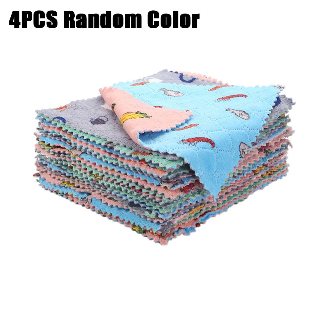 25x25cm Double-Sided Thickening Coral Velvet Dish Washing Rag Kitchen Cleaning Towels Super Water Absorption Strong Remove
25x25cm Double-Sided Thickening Coral Velvet Dish Washing Rag Kitchen Cleaning Towels Super Water Absorption Strong Remove