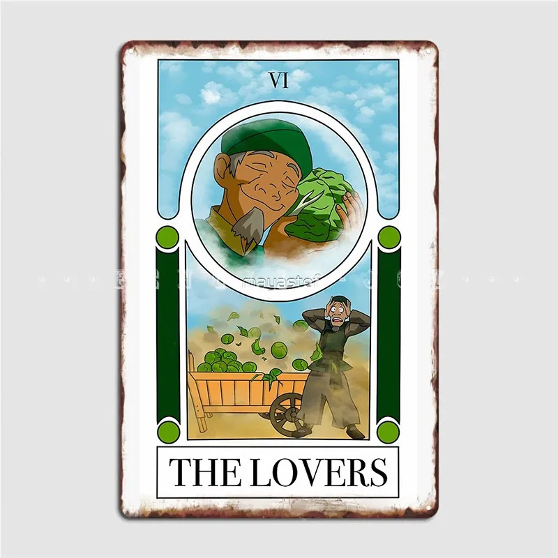 The Lovers Tarot Card Cabbage Man Metal Sign Bar Cave Wall Decor Cinema Living Room Custom Tin Sign Poster
The Lovers Tarot Card Cabbage Man Metal Sign Bar Cave Wall Decor Cinema Living Room Custom Tin Sign Poster