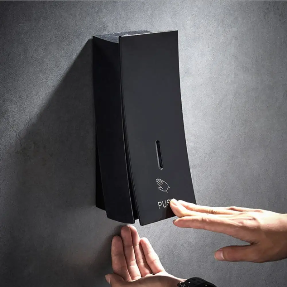 Black Wall Mounted Plastic Sensor Liquid Soap Dispenser for Bathroom Kitchen
Black Wall Mounted Plastic Sensor Liquid Soap Dispenser for Bathroom Kitchen