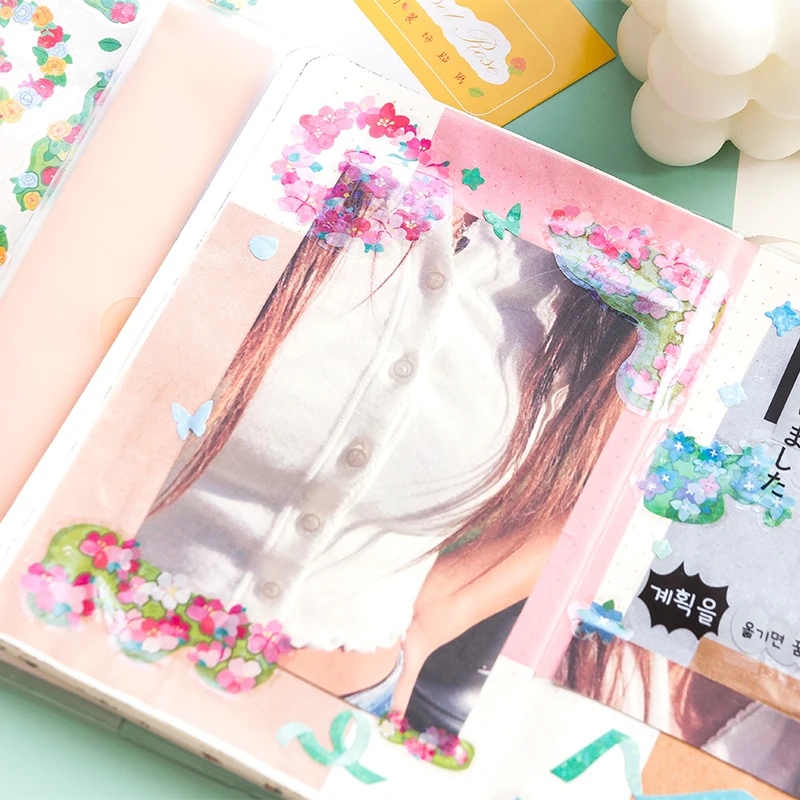 Journamm PVC Stickers Ins Style Flower Series DIY Scrapbooking Junk Journal Creative Stationery Making Aesth Decoration Stickers
Journamm PVC Stickers Ins Style Flower Series DIY Scrapbooking Junk Journal Creative Stationery Making Aesth Decoration Stickers