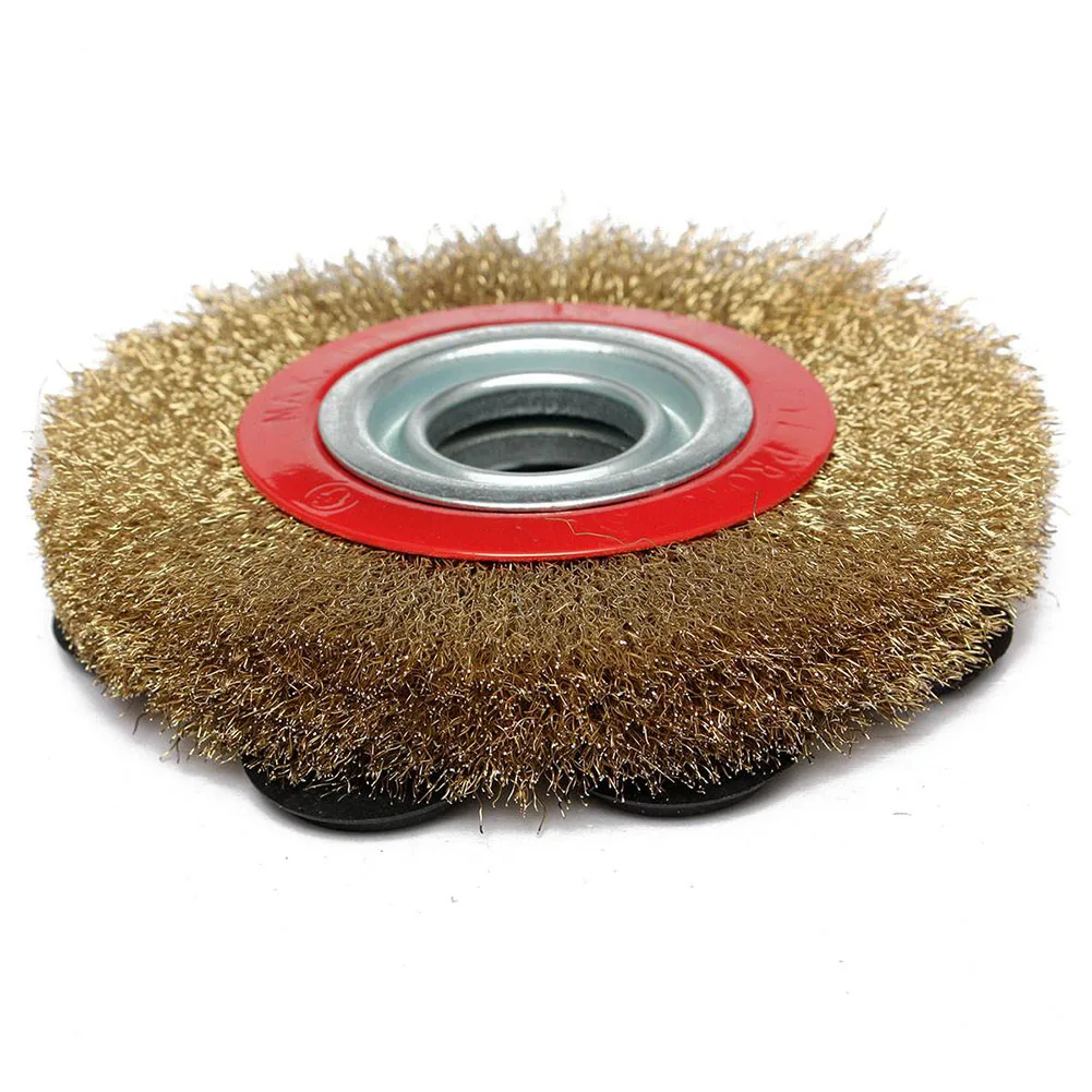 Wire Brush Wheel 6 150mm For Bench Grinder Polish + 10pcs Reducers Adaptor Rings Polishing Grinding Tool Parts
Wire Brush Wheel 6 150mm For Bench Grinder Polish + 10pcs Reducers Adaptor Rings Polishing Grinding Tool Parts