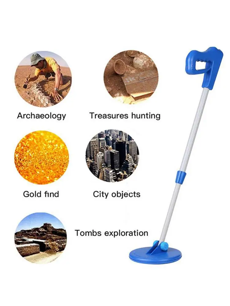 Portable Underground Metal Detector Waterproof Gold Jewelry Search Detector Lightweight Treasure Hunter Tool For Children
Portable Underground Metal Detector Waterproof Gold Jewelry Search Detector Lightweight Treasure Hunter Tool For Children