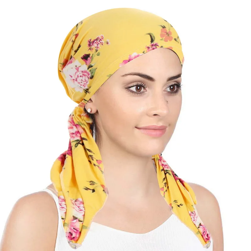 New Muslim Women Soft Turban Hat Pre-Tied Head Scarf Printed Ladiess Cotton Chemo Cap Inner Hijabs Hair Accessories
New Muslim Women Soft Turban Hat Pre-Tied Head Scarf Printed Ladiess Cotton Chemo Cap Inner Hijabs Hair Accessories
