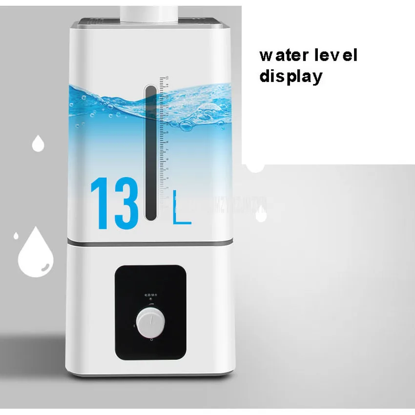 13L Industrial Humidifier Atomizer Air Humidifier Nebulizer Mist Maker Workshop Vegetable Fruit Air Atomizing Disinfector
13L Industrial Humidifier Atomizer Air Humidifier Nebulizer Mist Maker Workshop Vegetable Fruit Air Atomizing Disinfector