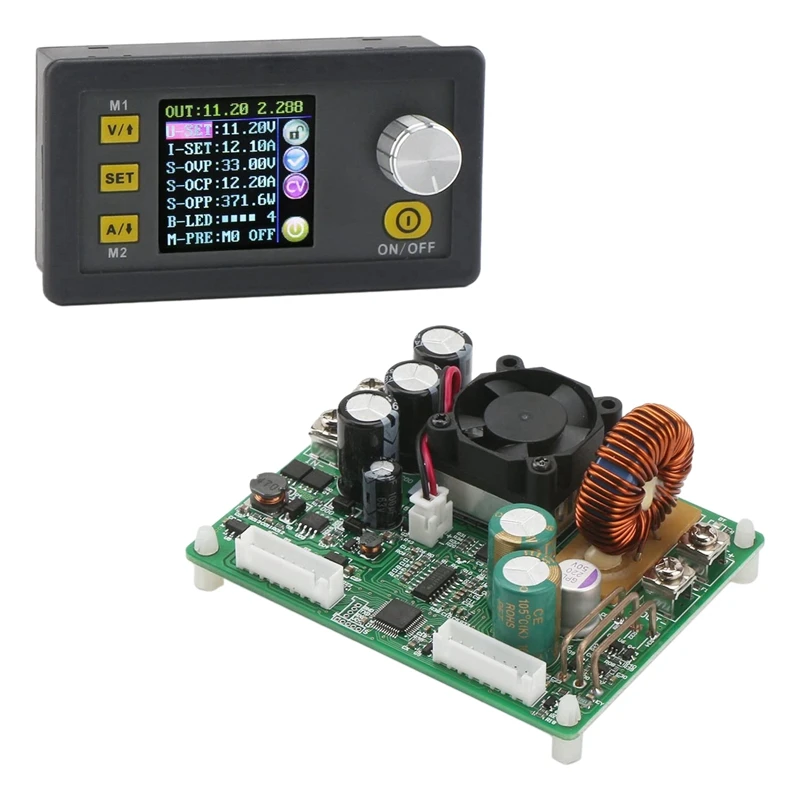 DPS5020 Constant Voltage Current DC-DC Step-Down Communication Power Supply Buck Voltage Converter LCD Voltmeter 50V 20A
DPS5020 Constant Voltage Current DC-DC Step-Down Communication Power Supply Buck Voltage Converter LCD Voltmeter 50V 20A