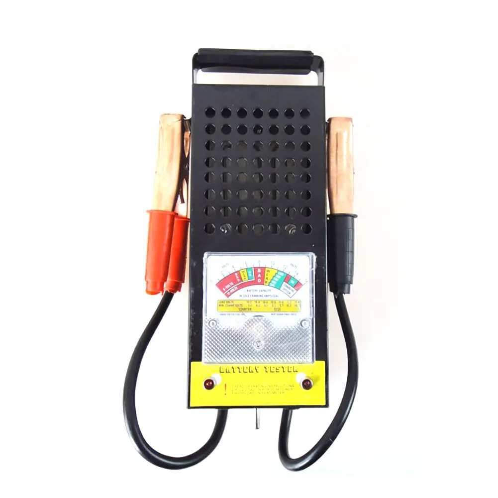 New Car Motorcycle Battery Tester Tool 6V 12V Portable 100Amp Metal Mechanics Tool Battery Load Tester
New Car Motorcycle Battery Tester Tool 6V 12V Portable 100Amp Metal Mechanics Tool Battery Load Tester