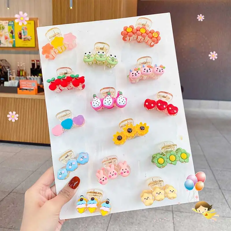 New Girls Cute Cartoon Flower Fruit Plastic Hair Claws Kids Lovely Hair Clips Decoration Hairpin Fashion Hair Accessories
New Girls Cute Cartoon Flower Fruit Plastic Hair Claws Kids Lovely Hair Clips Decoration Hairpin Fashion Hair Accessories