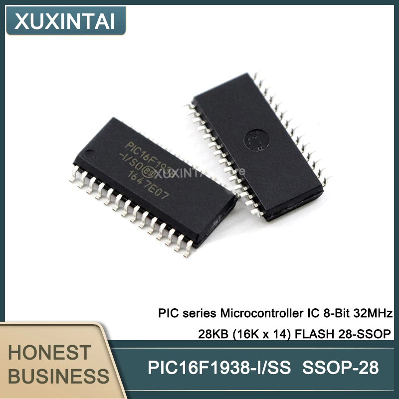 

10 шт./лот флэш-память 16K x 14, микроконтроллер серии PIC, 8 бит, 32 МГц, 28 КБ