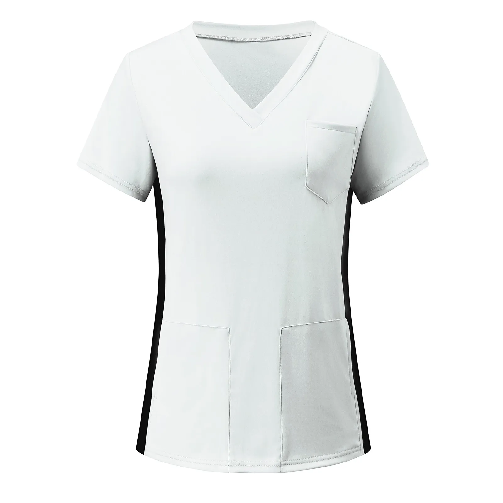 Workwear Women Blouse Beauty Salon Clothes Spa Plus Size Short Sleeve V-Neck Pocket Nurse Uniforms Women Working Clothes Tops
Workwear Women Blouse Beauty Salon Clothes Spa Plus Size Short Sleeve V-Neck Pocket Nurse Uniforms Women Working Clothes Tops