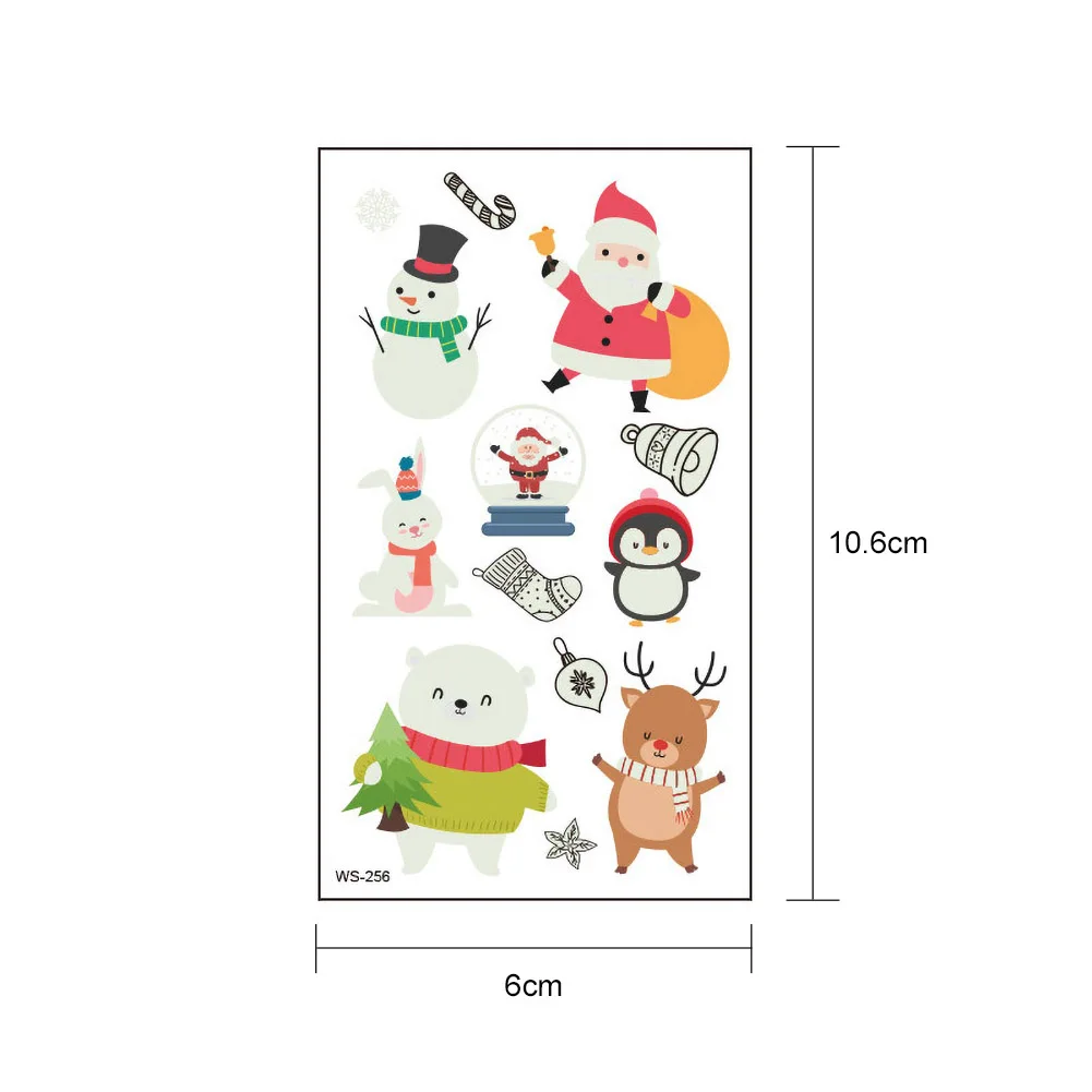 Christmas Tattoo Sticker Stickers Tattoos Body Art 10Pcs Children Cartoon Cute Merry Christmas Temporary Tattoo Sticker Body Art 
Christmas Tattoo Sticker Stickers Tattoos Body Art 10Pcs Children Cartoon Cute Merry Christmas Temporary Tattoo Sticker Body Art
