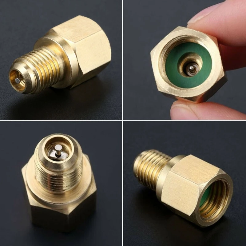 Y98B R12R22 to R134a Adapters kit 1/2ACME Brass Refrigeration Adapter Male Thread
Y98B R12R22 to R134a Adapters kit 1/2ACME Brass Refrigeration Adapter Male Thread