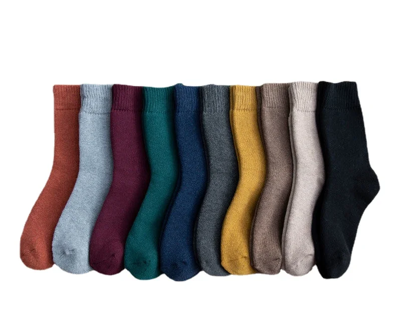 Socks Men's Middle Tube Socks Autumn and Winter Stockings Thickened Fleece-Lined Winter Men's Warm High Towel Trendy Stockings
Socks Men's Middle Tube Socks Autumn and Winter Stockings Thickened Fleece-Lined Winter Men's Warm High Towel Trendy Stockings