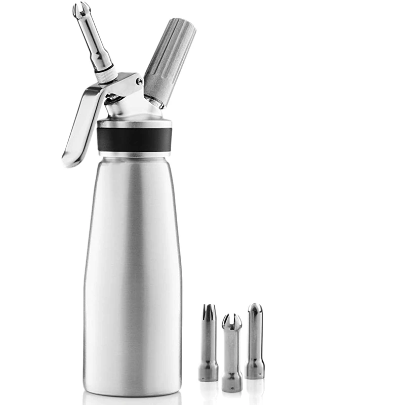 500Ml Cream Mixer Aluminum Alloy Cream Cream Foamer Homemade Cream Maker With Accessories Decorating Mouth Brush
500Ml Cream Mixer Aluminum Alloy Cream Cream Foamer Homemade Cream Maker With Accessories Decorating Mouth Brush