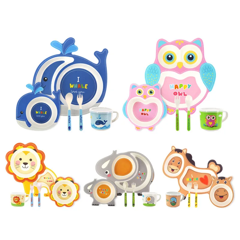 5pcs Cutlery Set Degradable Bamboo Fiber Children Easy To Clean Gifts Tableware with Spoon Bowl Plate Cup Fork Dinnerware Sets
5pcs Cutlery Set Degradable Bamboo Fiber Children Easy To Clean Gifts Tableware with Spoon Bowl Plate Cup Fork Dinnerware Sets
