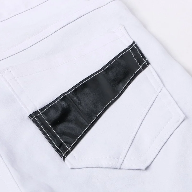HOUZHOU Punk Pants Men Streetwear Fashion Pencil Pants Man Plus Size Black Trousers Male 2021 New Zipper White Bottoms Hippie
HOUZHOU Punk Pants Men Streetwear Fashion Pencil Pants Man Plus Size Black Trousers Male 2021 New Zipper White Bottoms Hippie