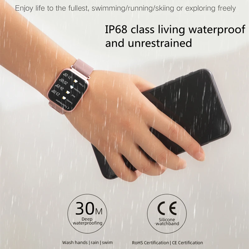 P80 Smart watch Women Bracelet Fashion Sports IP68 Waterproof Full Touch Heart Rate Fitness Tracker Smartwatch Men P68 P70 Pro
P80 Smart watch Women Bracelet Fashion Sports IP68 Waterproof Full Touch Heart Rate Fitness Tracker Smartwatch Men P68 P70 Pro