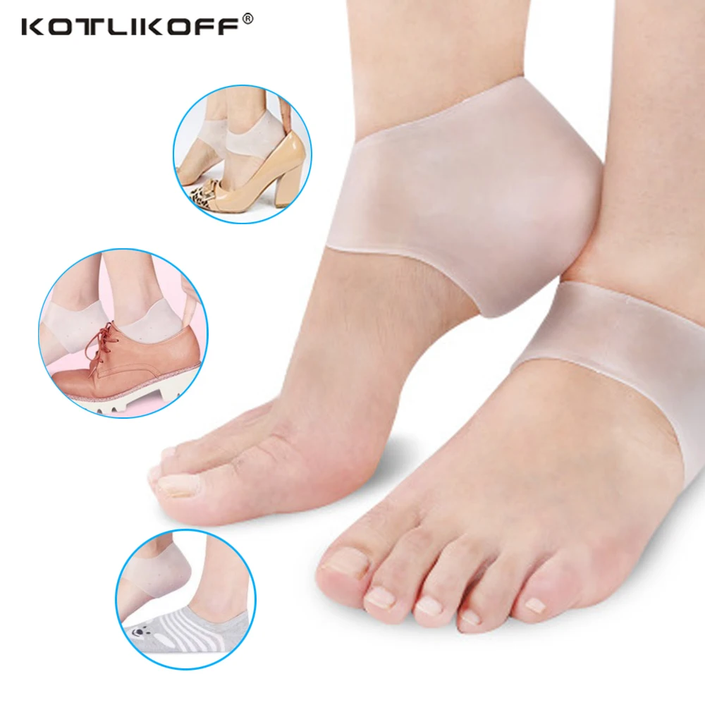 KOTLIKOFF 1 pairs Heel Protector Protective Sleeve Heel Spur Pad for Relief Plantar Fasciitis Heel Pain Reduce Pressure on Heel
KOTLIKOFF 1 pairs Heel Protector Protective Sleeve Heel Spur Pad for Relief Plantar Fasciitis Heel Pain Reduce Pressure on Heel