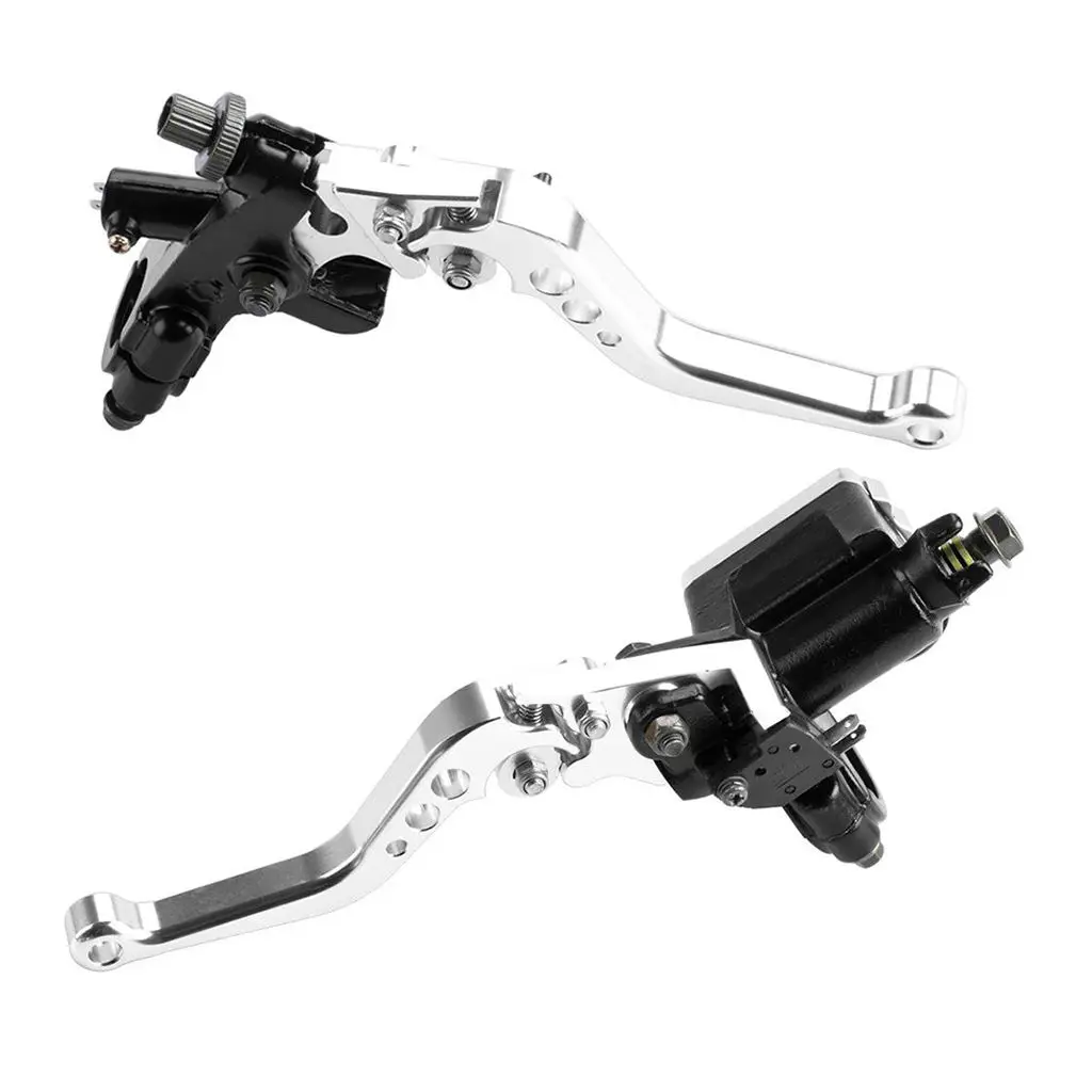 1 Pair 22mm Aluminium Alloy Motorcycle Hydraulic Brake Clutch Master Cylinder Reservoir Lever for Motorcycles, Dirt Bike, White
1 Pair 22mm Aluminium Alloy Motorcycle Hydraulic Brake Clutch Master Cylinder Reservoir Lever for Motorcycles, Dirt Bike, White