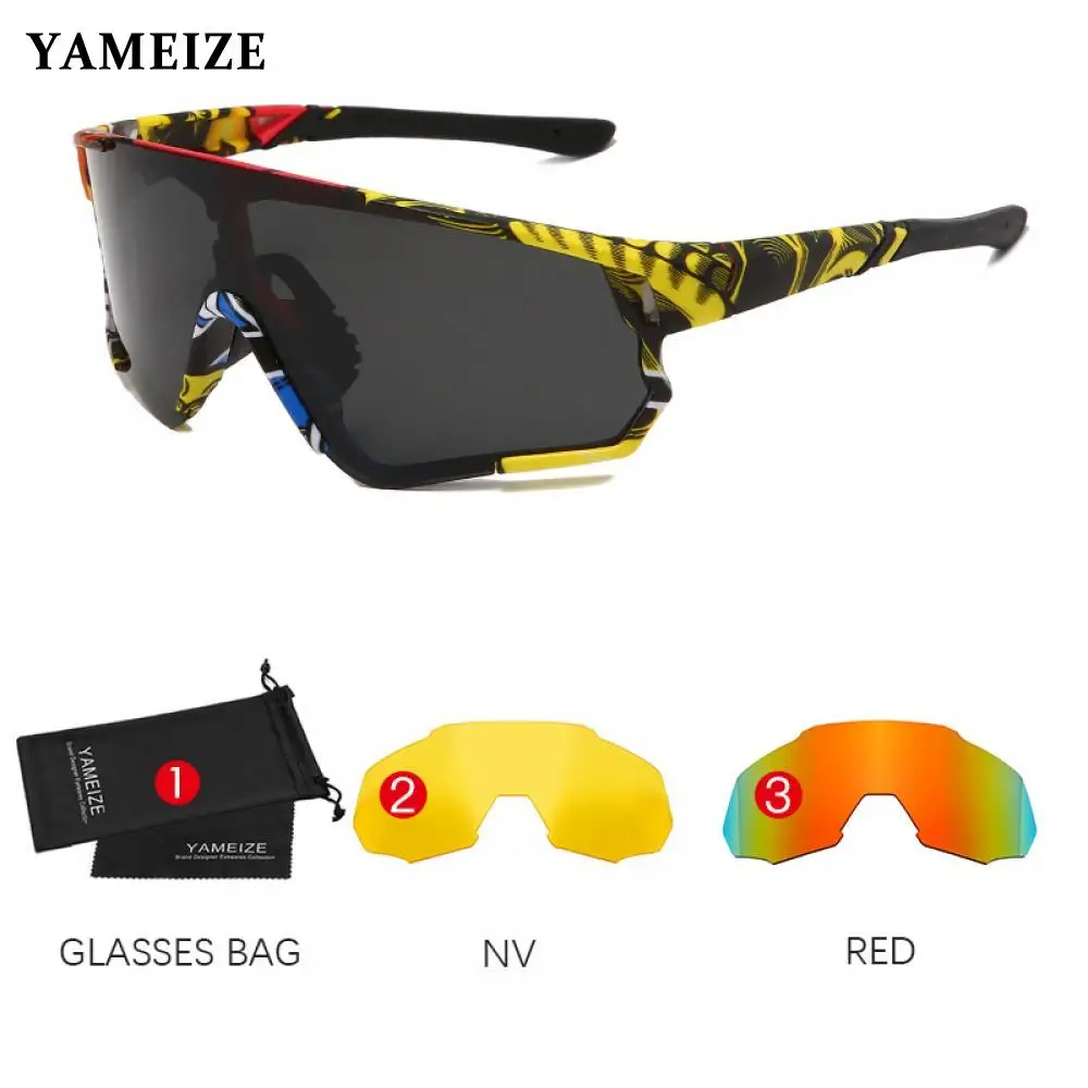 Oversized Polarized Sports Glasses Sport Sunglasses Men Women MTB Glasses Fishing Eyewear Driving Eyeglasses Oculos De Sol UV400
Oversized Polarized Sports Glasses Sport Sunglasses Men Women MTB Glasses Fishing Eyewear Driving Eyeglasses Oculos De Sol UV400